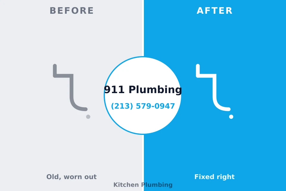Before and after: plumbing repair Homeland Park, SC